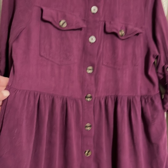 White Birch- Amazing Purple Multi-Tier Dress - Picture 5 of 10